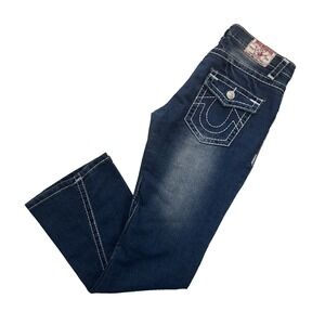Vintage Y2K True Religion Low Rise Joey Super T Flare Jeans Women's 30 vintage